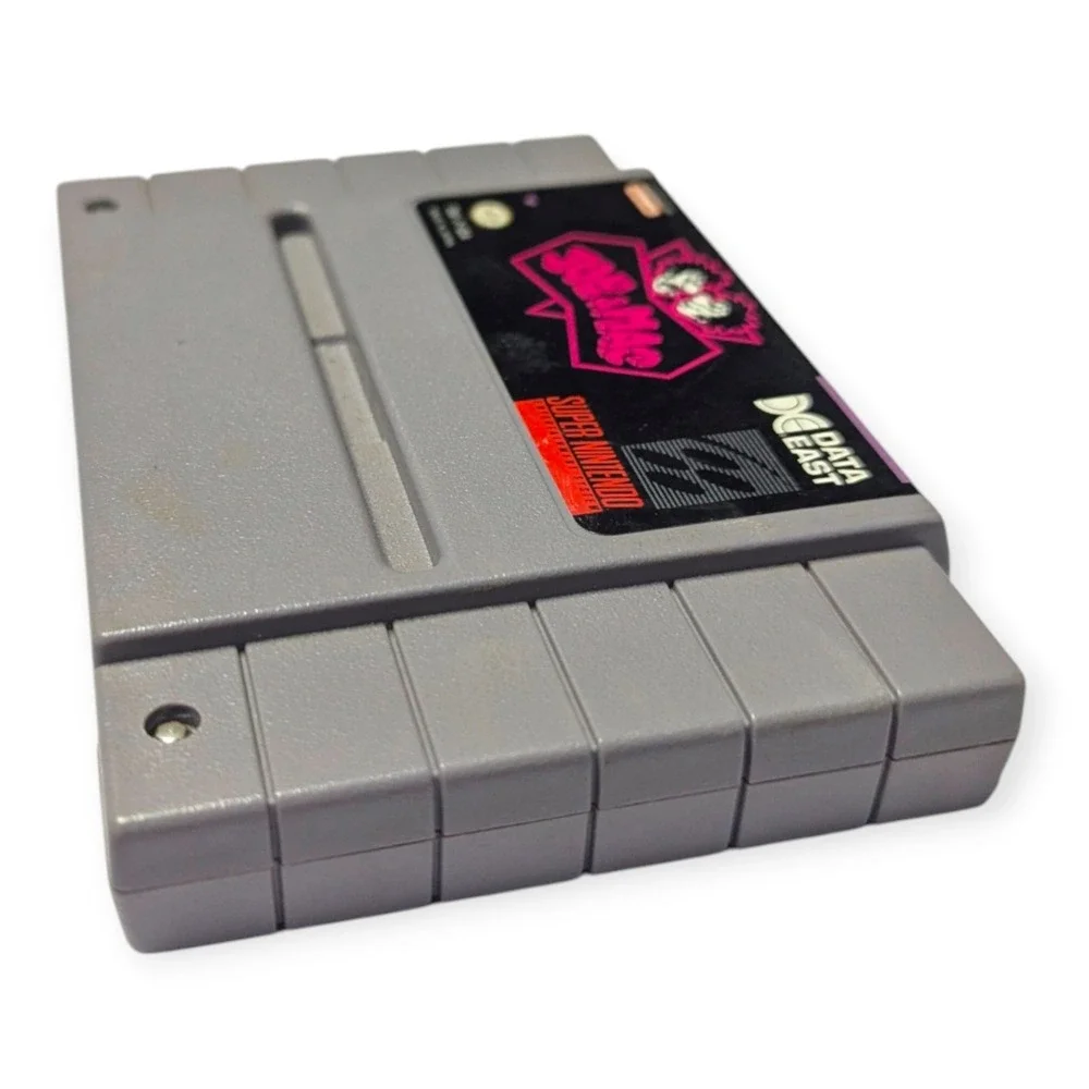 Joe & Mac‎ Super Nintendo SNES Game Cartridge 1991 Data East SNS-JT-USA